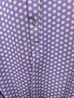 Me Women’s Panhandle Slim Purple Body Suit Long Sleeve Button Up Size 42 LL-43