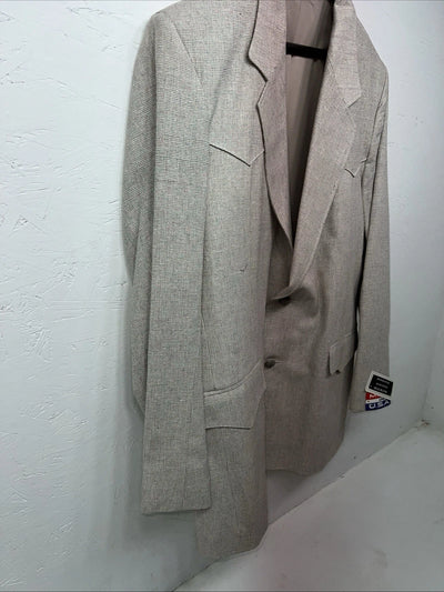 New Men’s Pioneer Wear Grey Suit Jacket 40L #12007 T-610