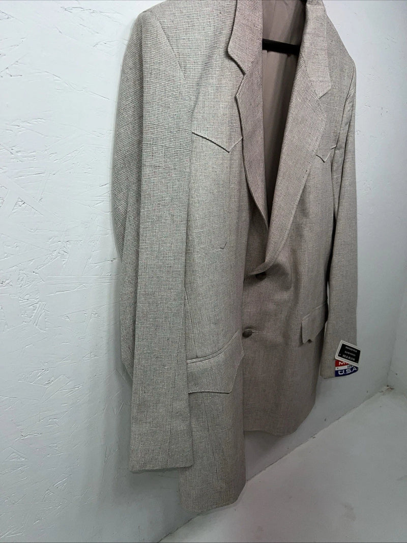 New Men’s Pioneer Wear Grey Suit Jacket 40L #12007 T-610