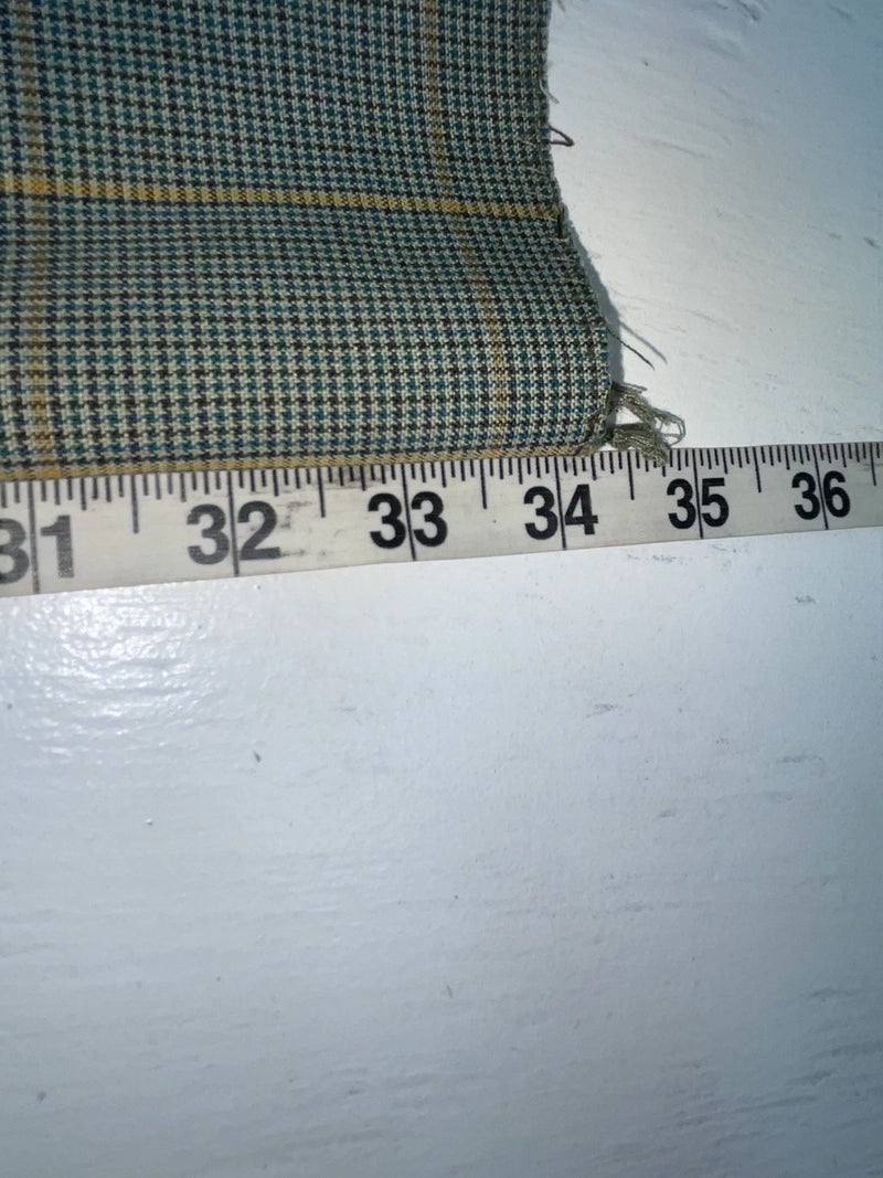 New Vintage Green Checkered Dickson Jenkins Polyester Pants #2213 ZZ-32
