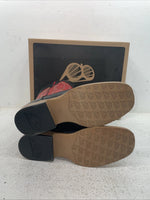 New Youth Red DBL Barrel Cowboy Boots. 4472001 4. 22-97