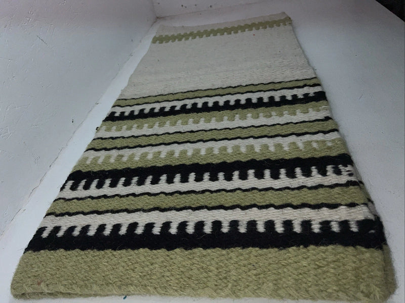 New ABetta White Green Show Saddle Pad Blanket 34x36 #31639 Pad-33