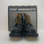New Men’s Black Lace Up Acme Cowboy Boots. 9083 12 E W. 10-13