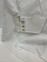 New Men’s Panhandle White Western Long Sleeve Pearl Snap 2XL E-71