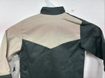 New Kids Cowboy Threads Green Tan Long Sleeve Button Up Size 3 LL-16