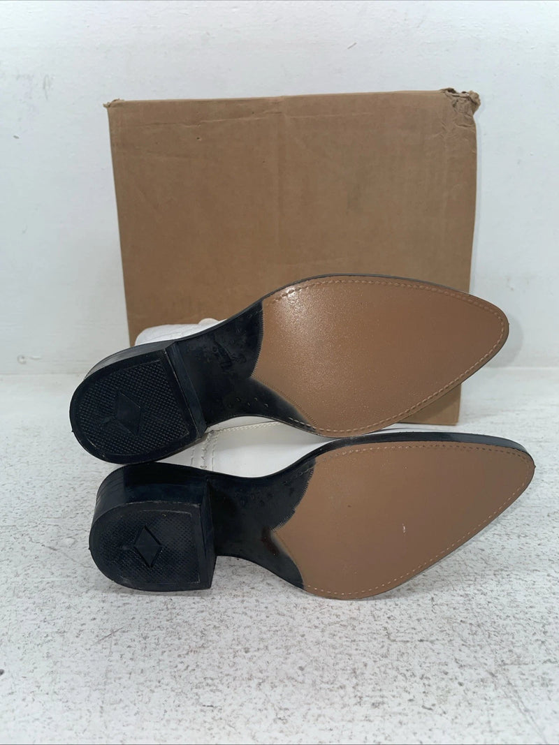 New Kids White Bronco Cowboy Boots. C 1897 13 D. 23-60