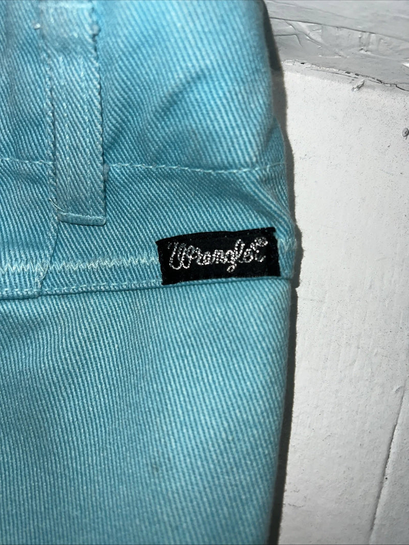 New Women’s Turquoise Wrangler Silverlake Denim Jeans. 13/14x36 N-1