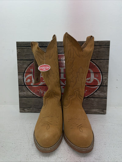 New Men’s Brown Laredo Cowboy Boots. 68216 9 E W. 4-88