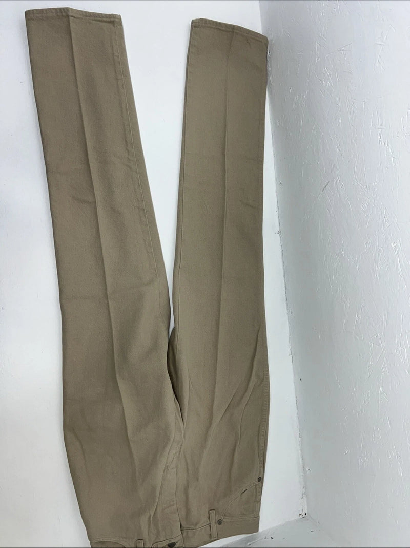 New Men’s Tan Cowboy Cut Classic Fit Wrangler Jeans. 13/14x34 G-4