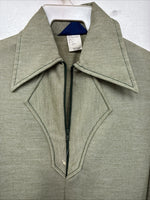 New Women’s Panhandle Slim Green Long Sleeve Half Zip Size 10 TT-92