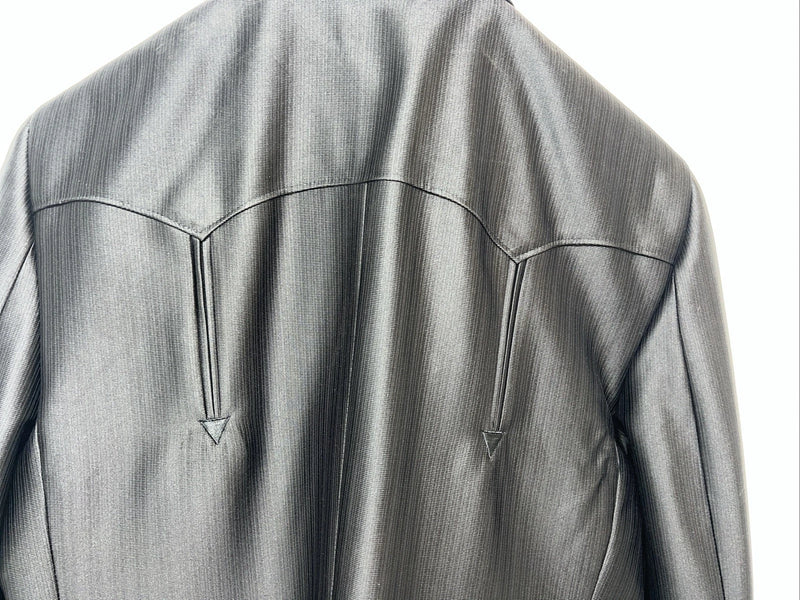 New Men’s Circle S Black Suit Jacket 46R #CC5091 S-607