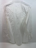 New Men’s Western Express White Long Sleeve Pearl Snap Medium B-88 