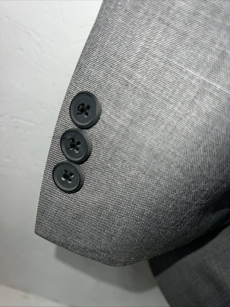 New Men’s Circle S Grey Suit Jacket 46R #25832 T-605