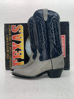 New Women’s Grey Texas Brand Cowboy Boots. 5502 8.5 8 1/2 M. 15-13