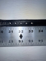 New Blue Genuine Leather Weight Gold Pendent 34” Belt #10493 JJ-20