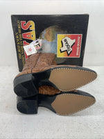 New Men’s Brown Texas Brand Cowboy Boots. 1081 7.5 7 1/2 D. 1-82