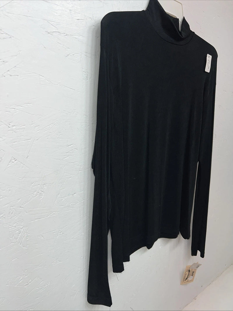 New 1849 Authentic Ranchwear Black Women’s Polo Shirt 3XL #77872 RR-26