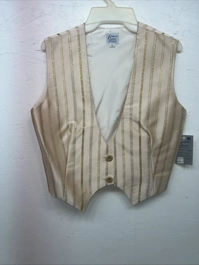New Women’s Congress Classics Gold Western Show Vest Medium E-607
