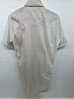 New Men’s Dickson Jenkins Multicolor Stripe Short Sleeve Pearl Snap Medium O-73