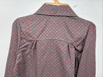 New Women’s Dickson Jenkins Red Designed Long Sleeve Pearl Snap Size 32 MM-81