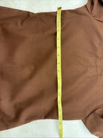 New Kids Brown Long Sleeve Half Zip Show Shirt Size 12 TT-125
