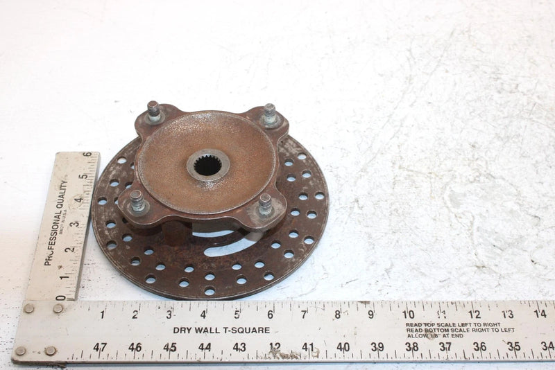 1998 Kawasaki Bayou 300 Oem Front Wheel Hub And Rotor 49030-1116 AK17