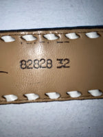 New Brown Genuine Leather Longhorn Tooled 32” Belt #82828 Z-92