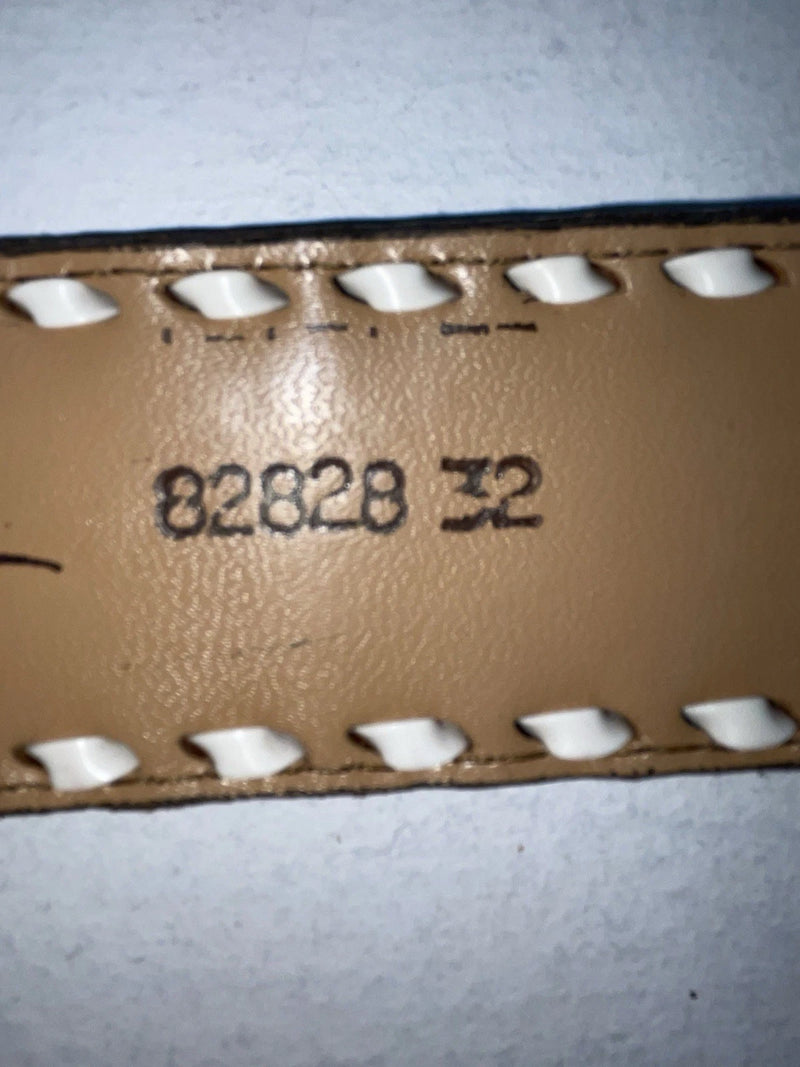 New Brown Genuine Leather Longhorn Tooled 32” Belt #82828 Z-92