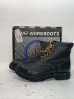 New Men’s Black Lace Up Acme Cowboy Boots. 9083 13 E W. 10-35
