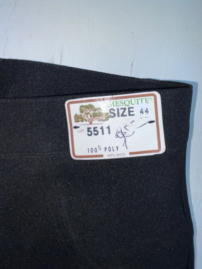 New Vintage Black Mesquite Polyester Pants #5511 XX-97