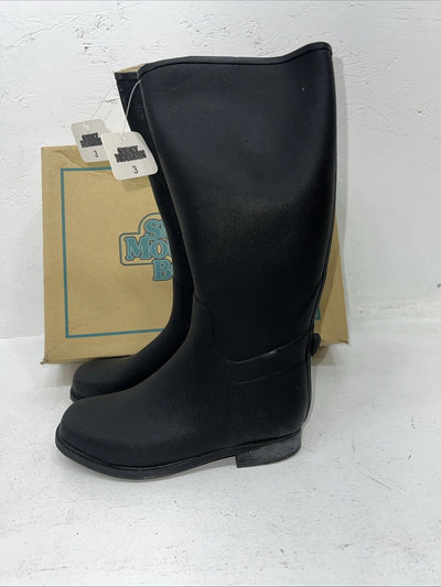 New Children’s Black Rubber Smoky Mountain English Riding Boots. 2705 3 M. 12-69