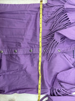 New Women’s Mine & Buklnpurple Long Sleeve Button Up Size Medium 3B-7 