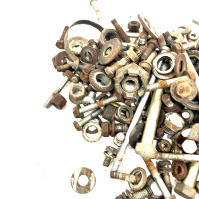 1982 Yamaha Tri Moto 125 OEM Nut Bolt Spacer Hardware Kit AY62