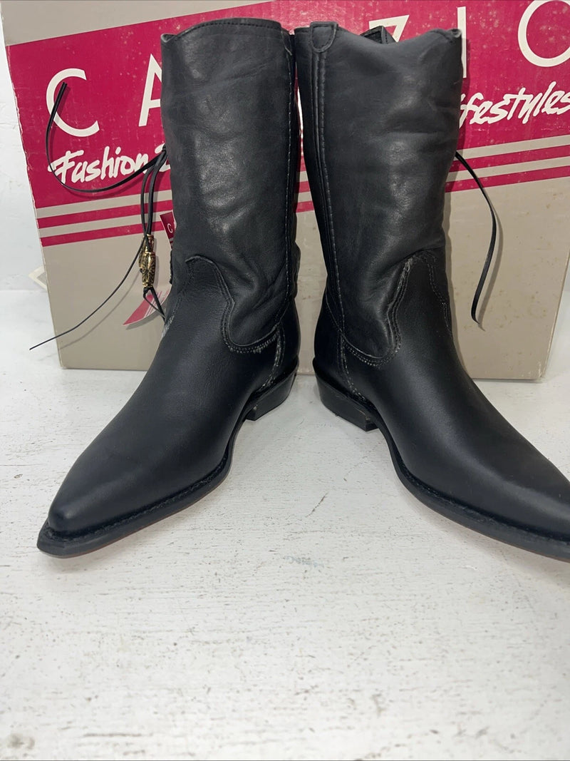 New Women’s Black Capezio Cowboy Boots. L 870  6.5 6 1/2 M. 19-92