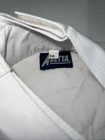 New Women’s White ABETTA Short Sleeve English Riding Shirt. 36 G-27