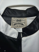 New Women’s 1849 Authentic Ranchwear Black White Short Show Jacket XL WW-35