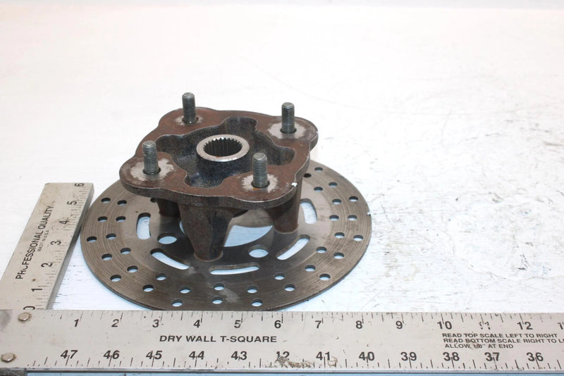1998 Yamaha  Grizzly Oem Front Wheel Hub And Rotor 4WV-25111-00-00 AY49