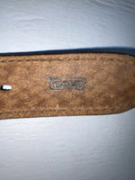 New Brown Genuine Leather Tex Tan Tooled 30” Belt #022335 JJ-147