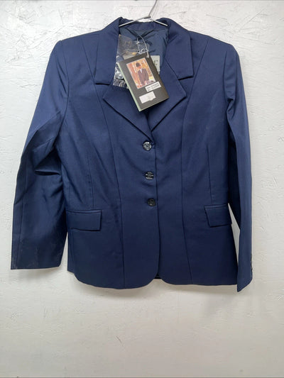 New Women’s Riders Mark Blue Riding Coat 14R #23-37000 LL-610