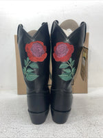 New Youth Black Smoky Mountain Cowboy Boots. 3688 Y 4.5 4 1/2. 22-116