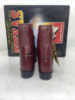 New Women’s Red Texas Brand Lace Up Cowboy Boots. 4493 7 M. 18-35
