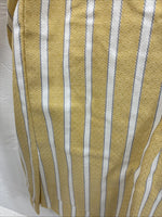 New Men’s Fenton Yellow White Stripe Long Sleeve Pearl Snap 16 Large X-110