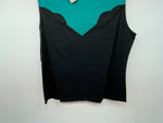 New Women’s Black Blue Cumberland Outfitters Sleeveless Button Up Shirt M 3B-43