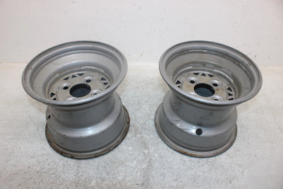 2004 Polaris Trail Boss 330 Oem 10x8.5 Rear Wheel Rim Pair 1520183-117 AP117