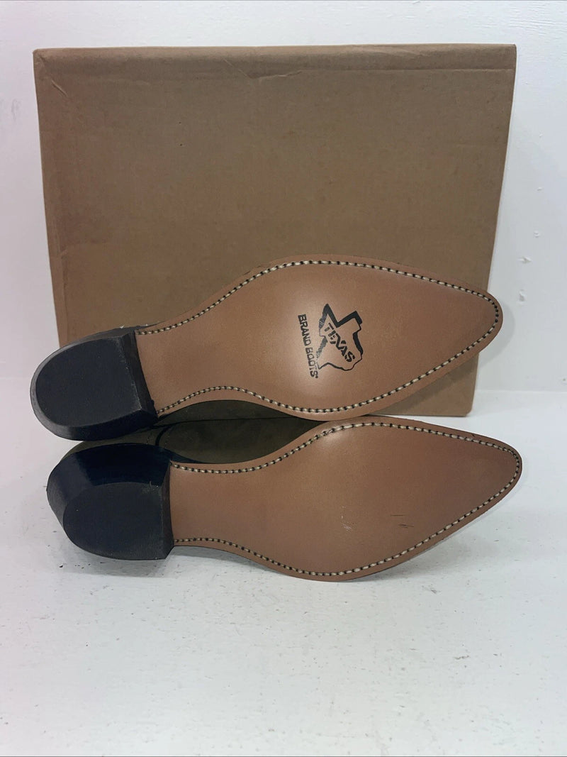 New Women’s Green Texas Brand Cowboy Boots. L 930 8.5 8 1/2 M. 16-104