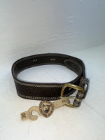 New Black Genuine Leather Tex Tan Tooled 30” Belt #955 NN-4