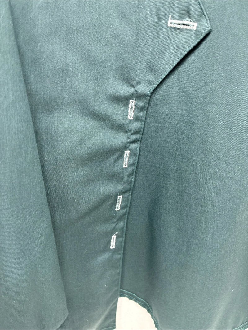 New Women’s Cowboy Threads Green White Long Sleeve Button Up Large MM-138