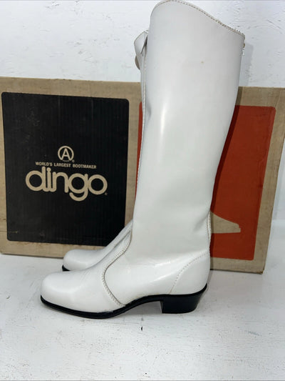 New Women’s White Dingo Cowboy Boots. 7631 6 M. 20-101