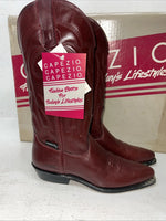 New Women’s Red Capezio Cowboy Boots. L553 6 M. 19-34