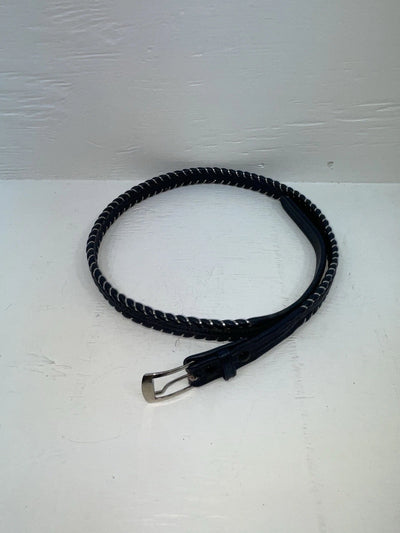 New Blue Genuine Leather Weaved 36” Belt #20/4584 Z-165